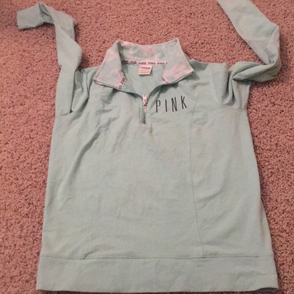 PINK quarter zip up